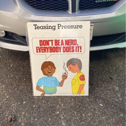 D.A.R.E Poster 1989 Double Sided