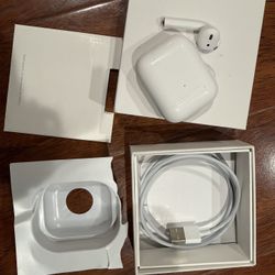 Apple earphones, only the left earphone, like in the picture.