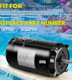 1HP Pool Pump Motor Dual Voltage 115/230V UST1102 SP2607X10 w/ Seal