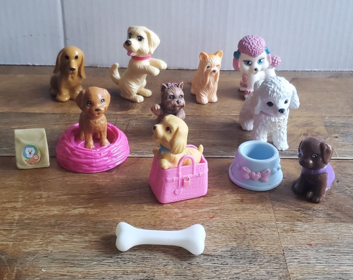 Barbie Dogs & Mix Dogs With Accessories Bundle
