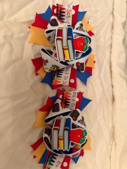 School hair bows