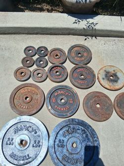 Weights plates 155 lb