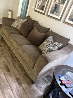 Sofa, Chair And Ottoman