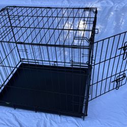 Medium Dog Crate – Great Condition – Folds Flat