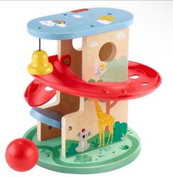 Fisher-Price Wooden Treehouse Ball Run baby and toddler toy