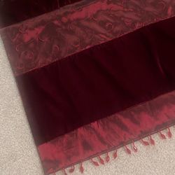 Detailed Fabric Table Cover With Jewels Brand New