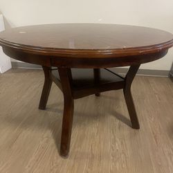 48” Round Dining Table No Chairs