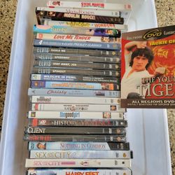 25  DVD's   $50 Dollars