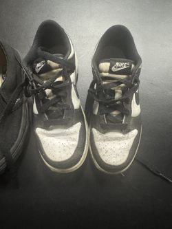 Nike Panda Dunks Size 2y 