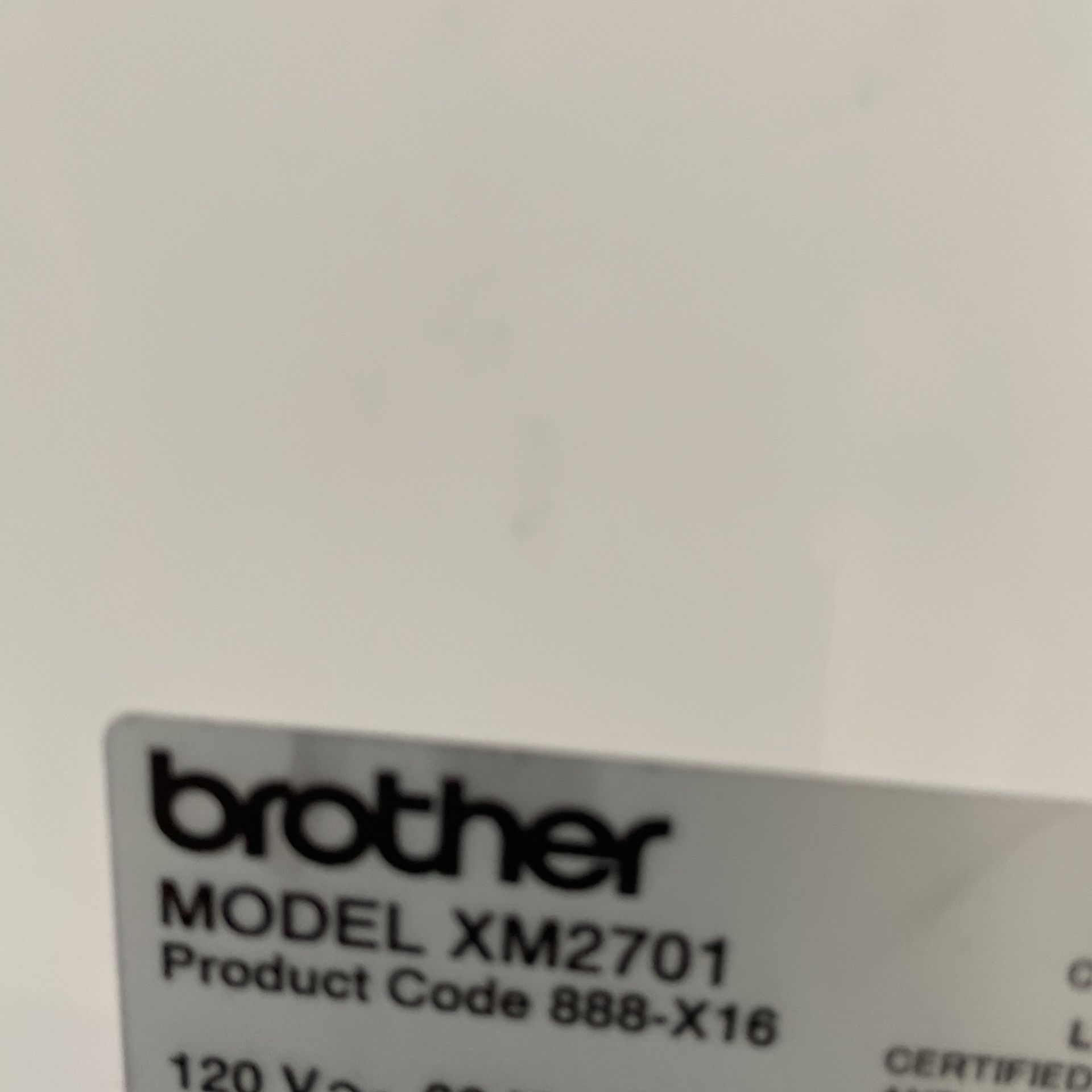 Brother XM2701 Sewing Machine With Accessories + Fabrics for Sale in West  Hollywood, CA - OfferUp