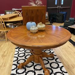 C Oak Table with Leaf