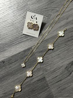 Earrings, Bracelet, Necklace Set