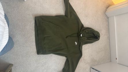 olive green nike hoodie