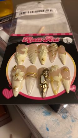 Acrylic reusable handmade nails
