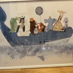 Animals On Whale Children’s Picture 