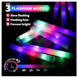 Foam glow sticks 14”
