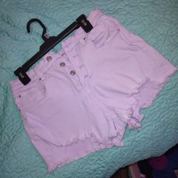 Women's Purple Jean Shorts 
