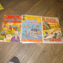 VINTAGE Comics reggie and me big knobs and broomsticks fighting marines 