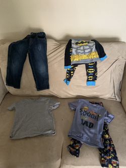 boys size 4 pjs and jeans