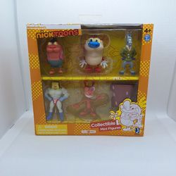 2012 Nick Toons Ren & Stimpy Collectible Mini Figures Nickelodeon Viacom Target Exclusive