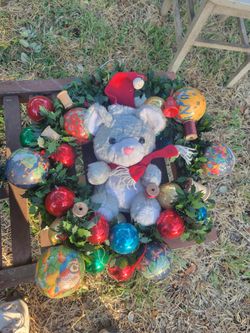 Who Wants A Teddy Bear Wreath?
