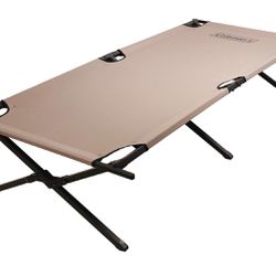 Coleman Trailhead II Camping Cot, Easy-to-Assemble Folding Cot Supports Campers up to 6ft 2in or 300lbs, Great for Camping, Lounging, & Elevated Sleep