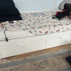 IKEA Brimnes Daybed With Two Mattresses