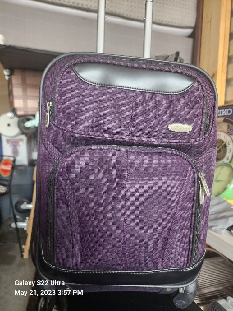 Purple Luggage bag