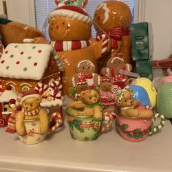 Teddy Bear Christmas Teacup 