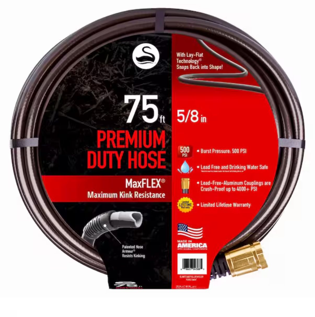 Element Maximum FLEX 5/8 in. x 75 ft. Premium Duty Garden Hose