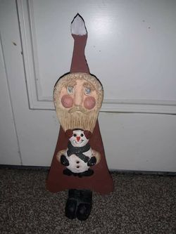 Very cute primitive santa figure