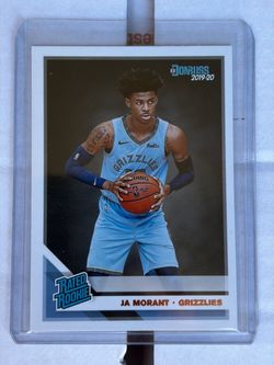 Ja Morant 2019-20 Donruss Rated Rookie Card