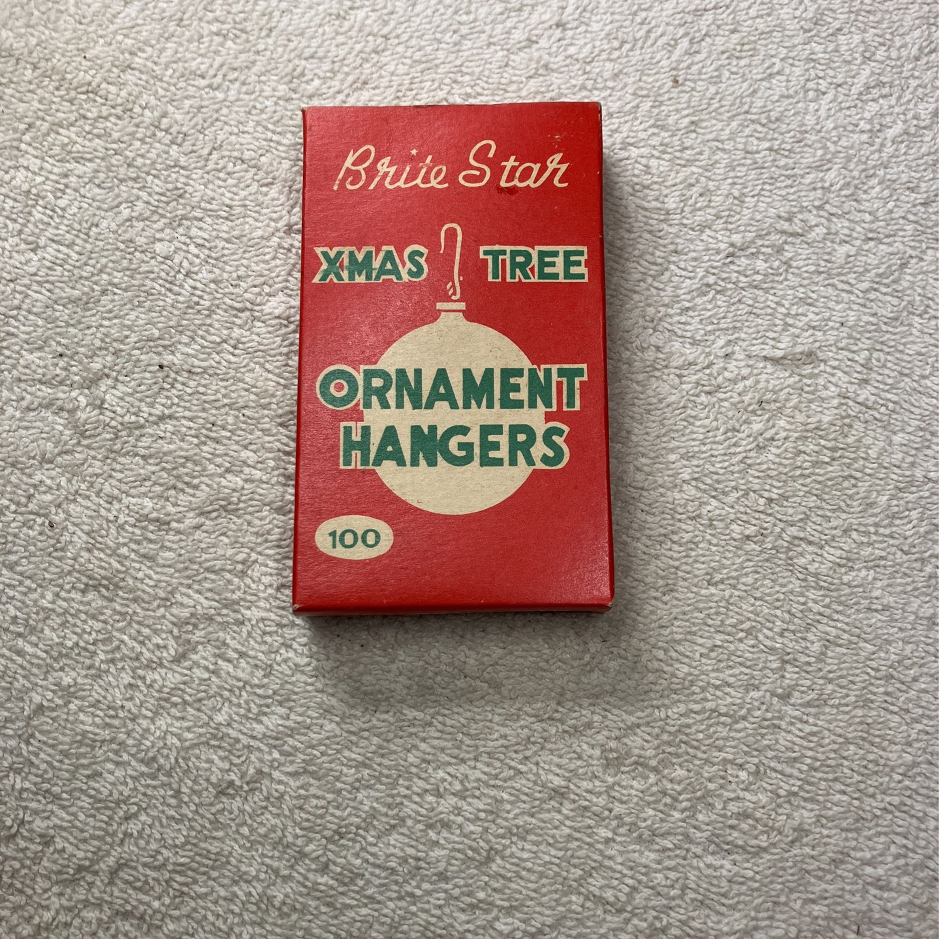 Vintage Ornament Hangers Box