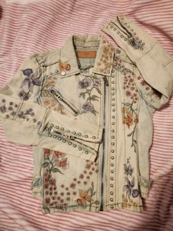 BlankNYC Embroided Denim Jacket