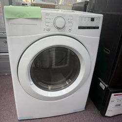 7.4 cu ft Front Load Electric Dryer with Sensor Dry (Model DLE3400W) Dimensions (W x Hx D): 27.00 x 38.69 x 30.00