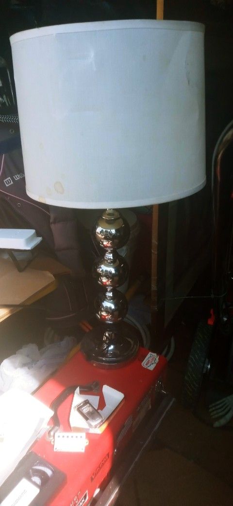 Chrome Bubble Style Lamp