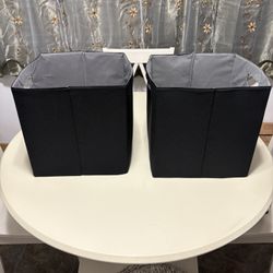 2 Collapsible Storage Cubes