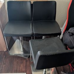 3 Bar Stools (Height Adjustable) $50 OBO