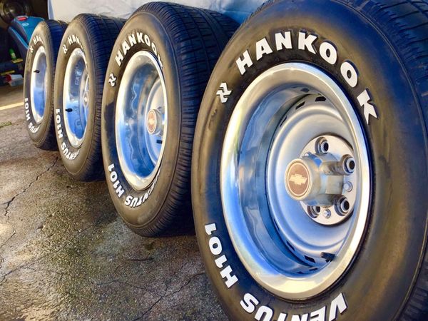 Offer Up Dallas Tx >> 15x8" Chevy C10 Rally Wheels n' 275/60/15 tires for Sale in Dallas, TX - OfferUp Offer Up Dallas Tx >> 15x8" Chevy C10 Rally Wheels n' 275/60/15 tires for Sale in Dallas, TX - OfferUp