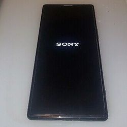 Sony Xperia 1 *WORKS* CRACKED SCREEN Android Cell Phone