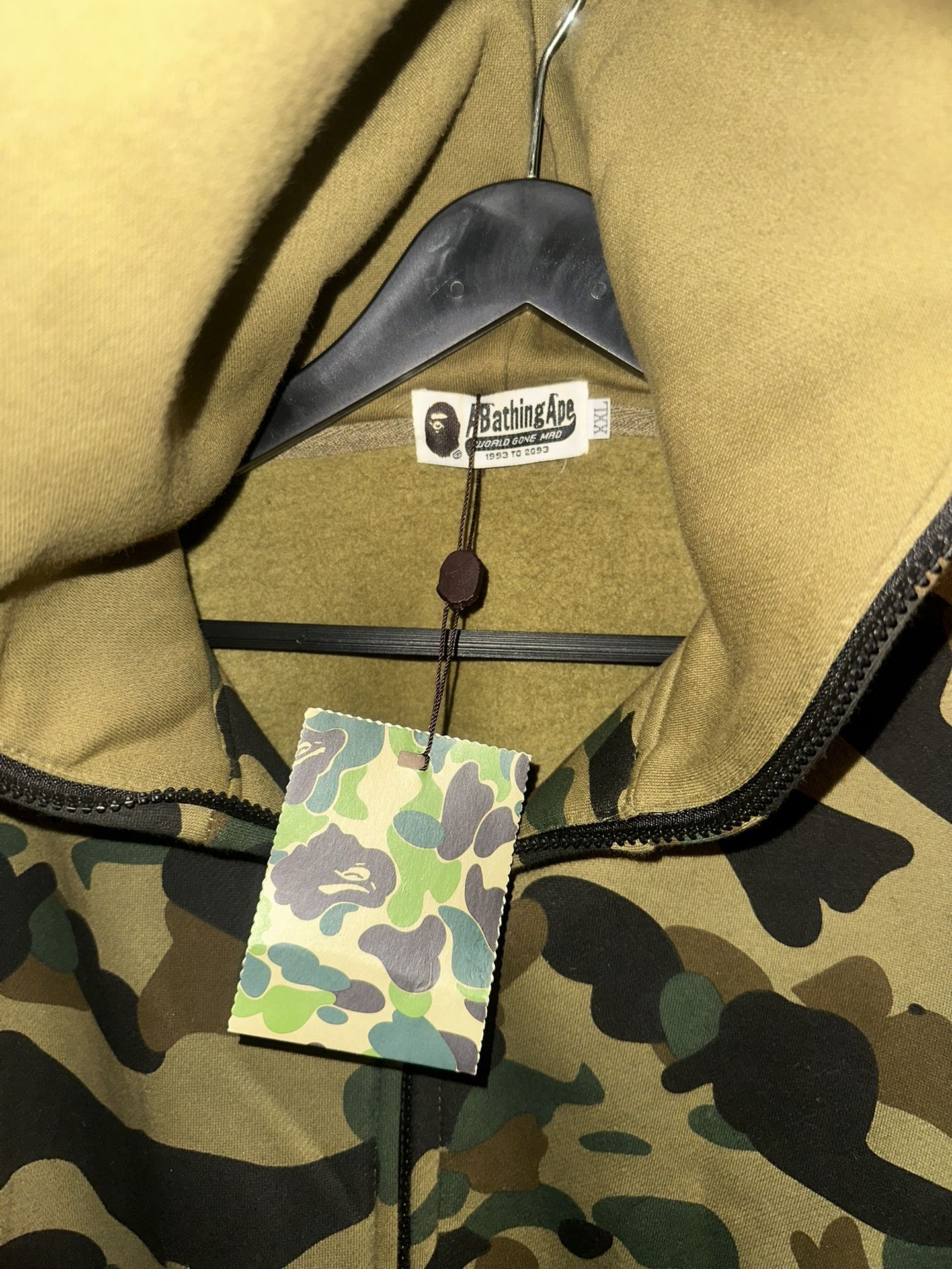 Green Camo BAPE Hoodie 