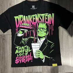 THATS A AWFUL LOT OF COUGH SYRUP Frankenstein tee