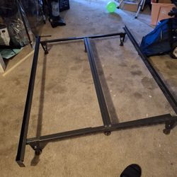 Full metal bed frame