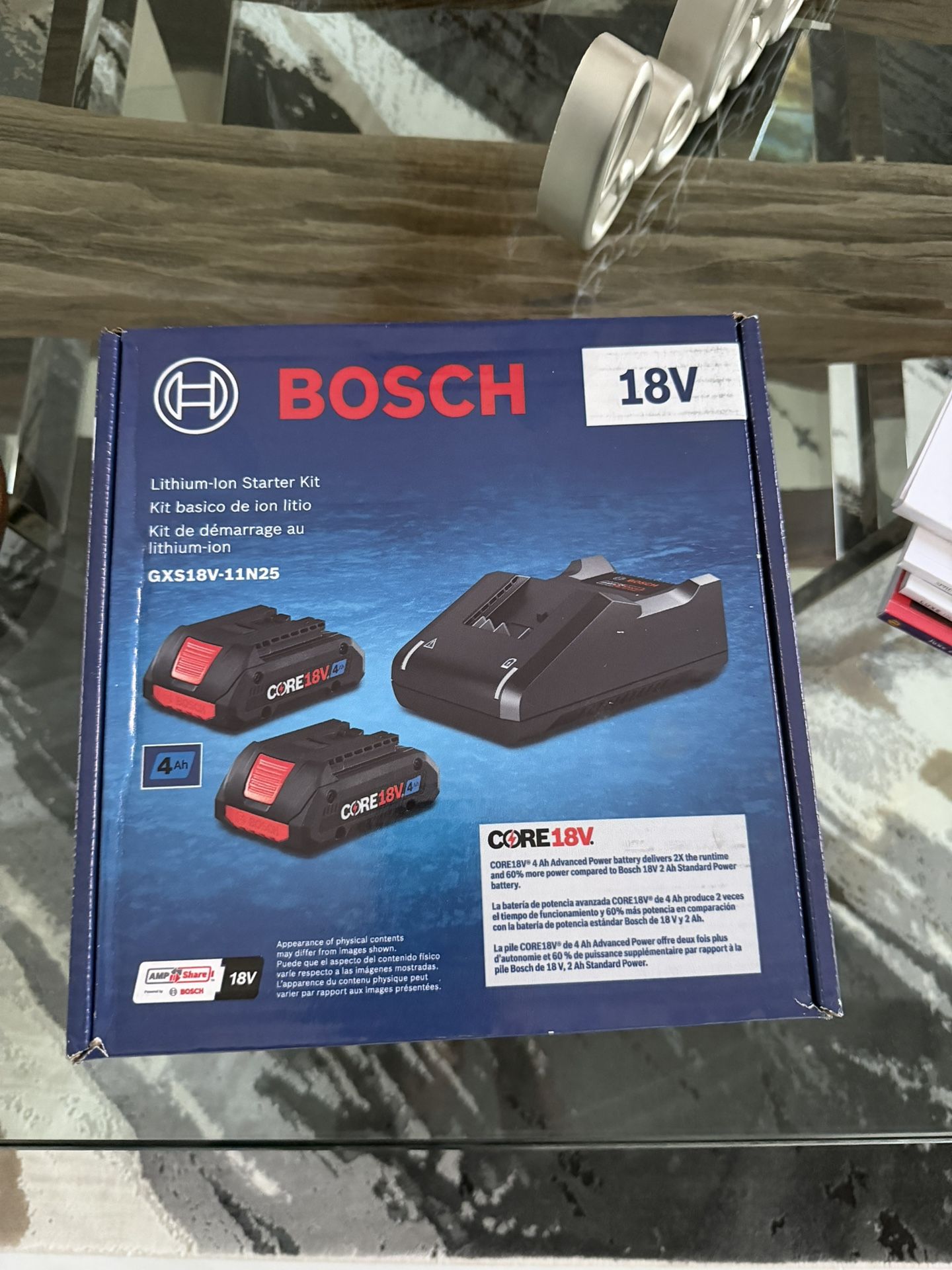 Bosch 18 volt 2 pack 4ah and charger