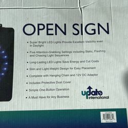 New “open” Sign