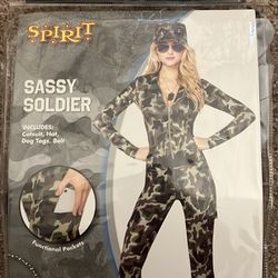 Brand New Size Small Sassy Soldier Halloween Costume 