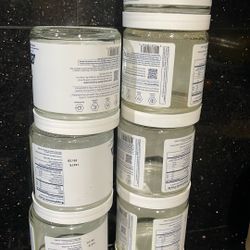 Eight 12 Oz Glass Jars