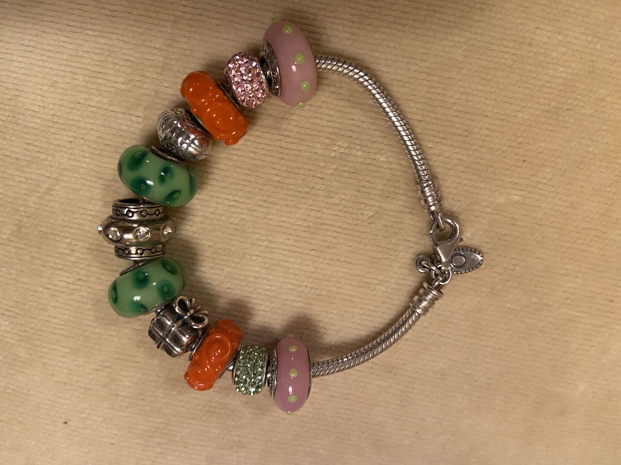 Pandora Bracelet With 11 Charms