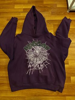 Sp5der Purple Hoodie Spider