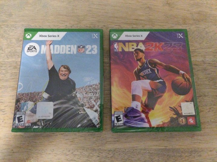 Madden 2K23 & NBA 2K23 2 Game Bundle For XBox Series X Brand New Factory Sealed
